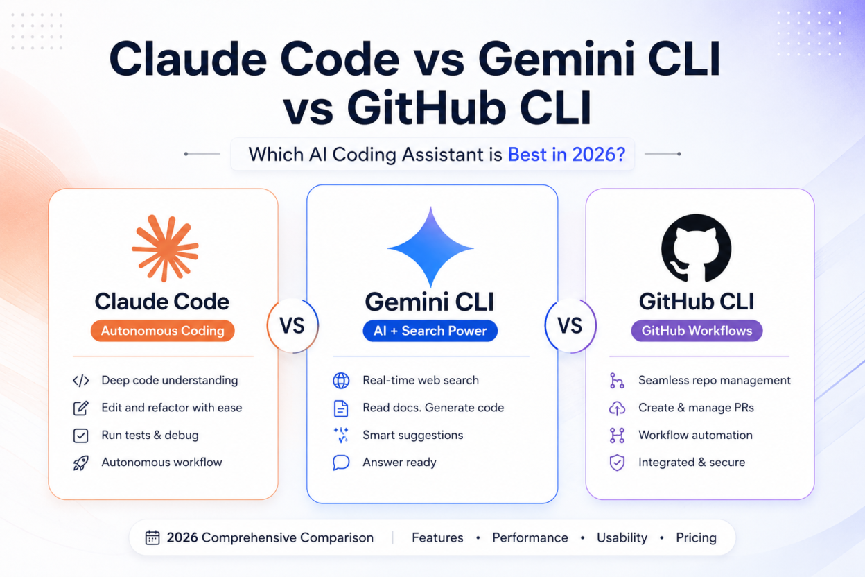 Claude Code vs Gemini CLI vs GitHub Copilot CLI